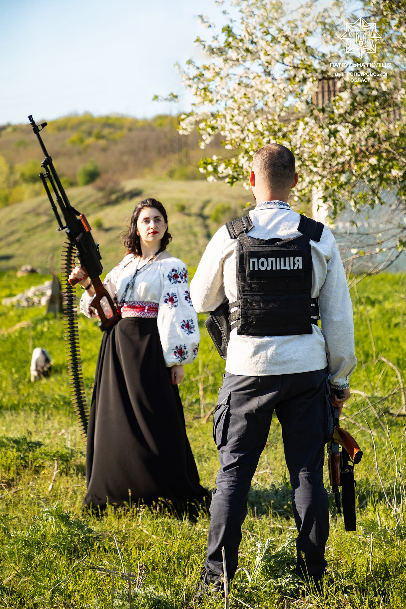 Образ патрульных в военных условиях -