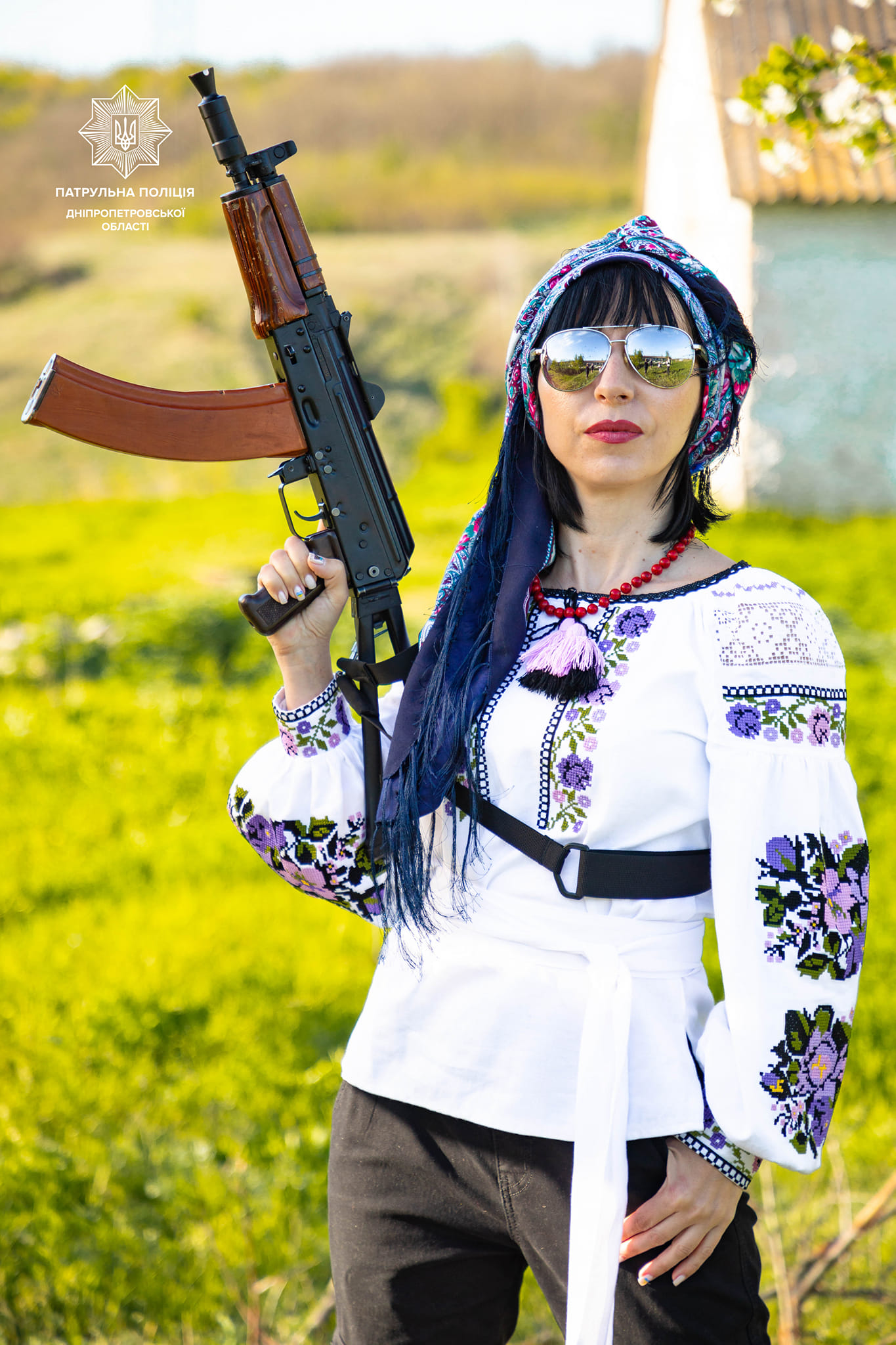 Пресс-офицер патрульной полиции Днепра Людмила Копыленко -