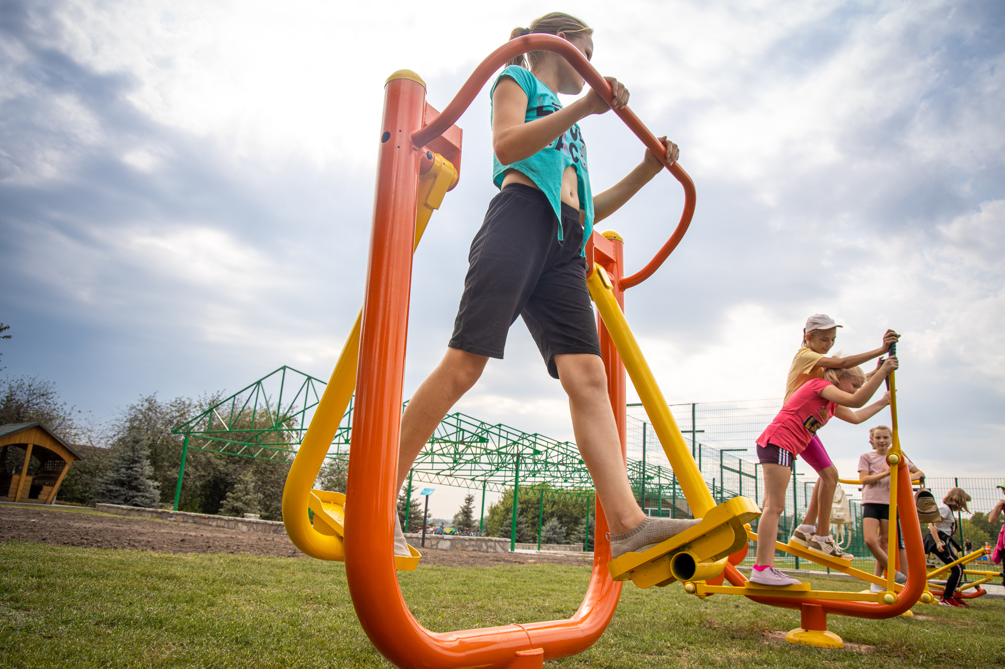 В Новопавловской громаде открыли "активный парк" фото 2 1