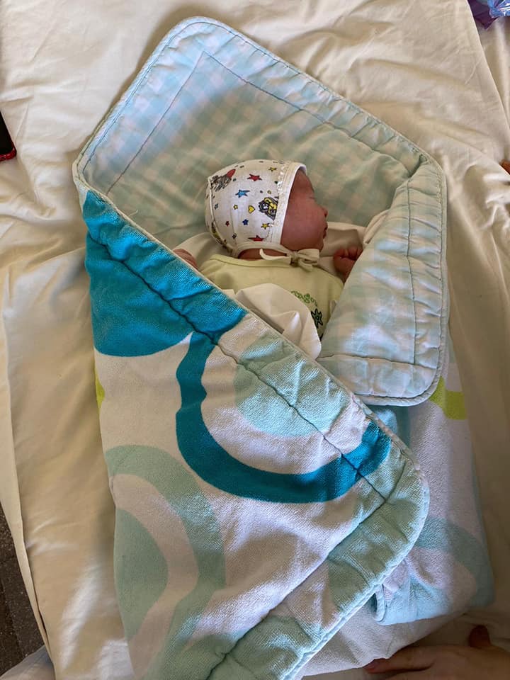 Женщина родила здоровую малышку / фото: fb ‎Ольга Фандеева