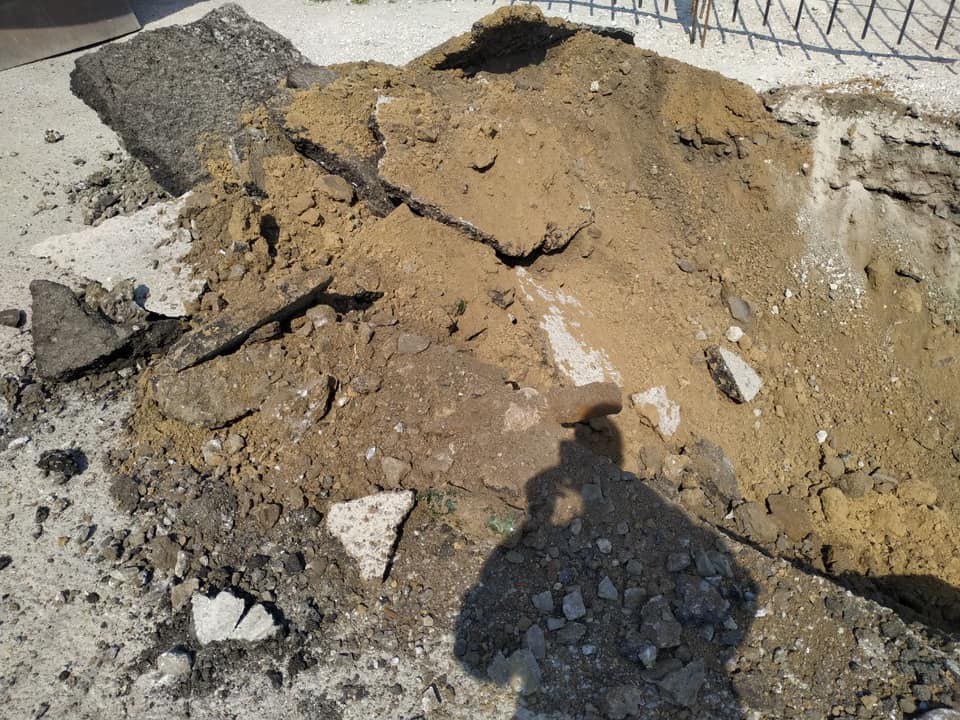 Вот что в итоге появилось при входе в храм / фото: fb Михаил Лысенко