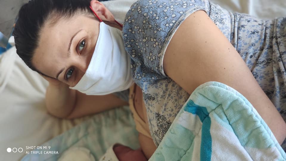 Сейчас и мама, и ребенок в удовлетворительном состоянии / фото: fb ‎Ольга Фандеева