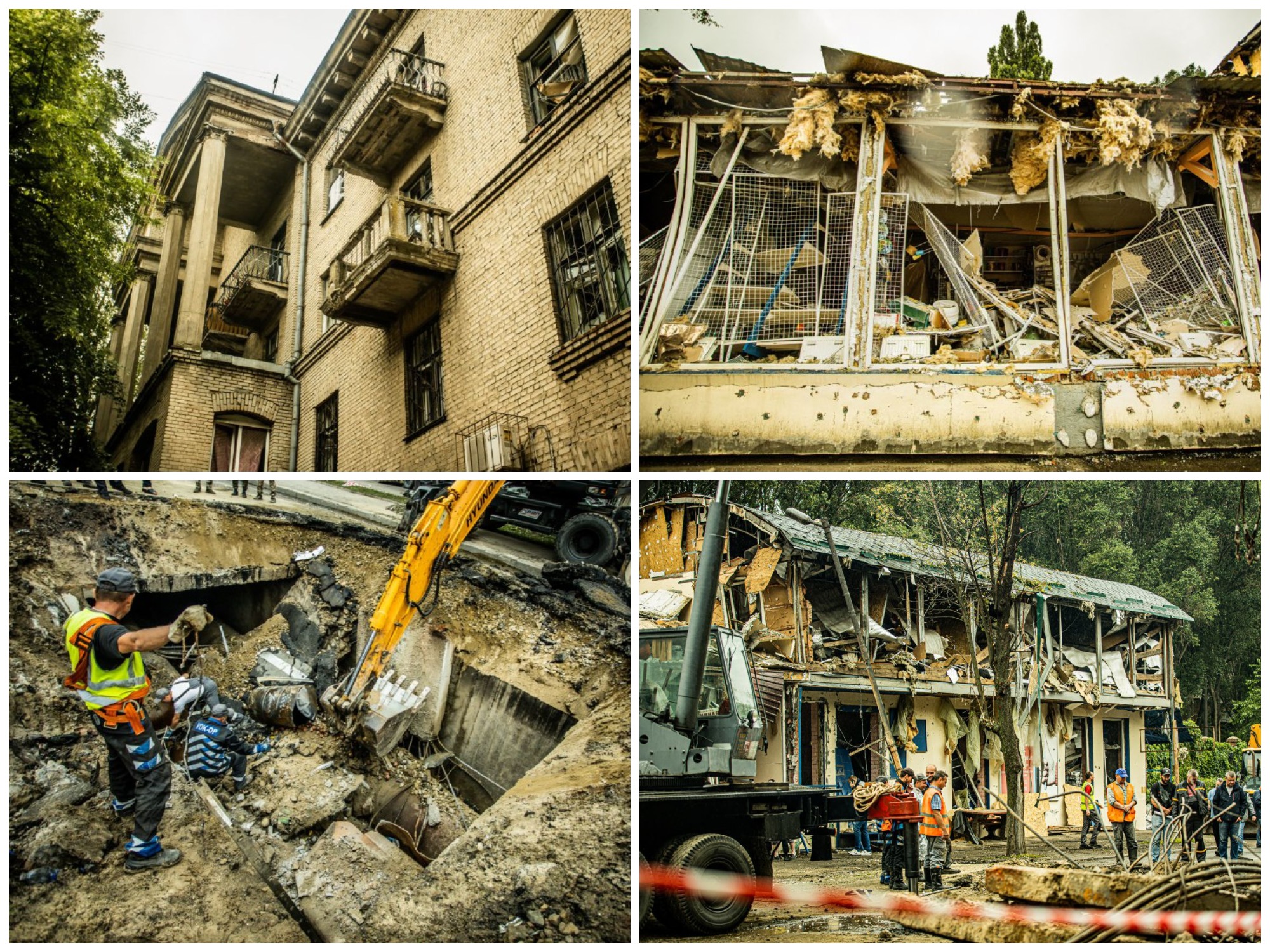 Результат ракетного удару по Дніпру –