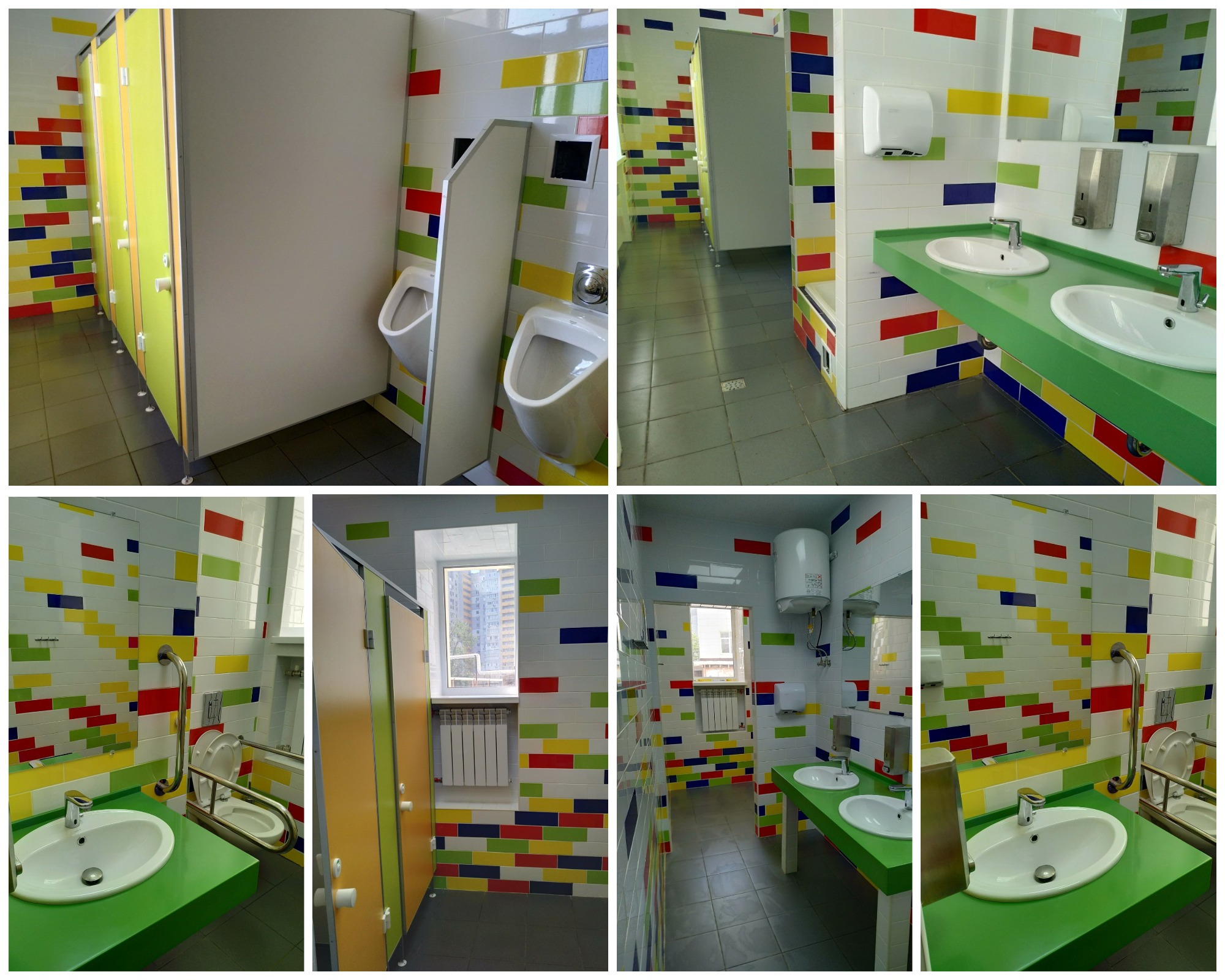 Туалет в школе №15 в Днепре