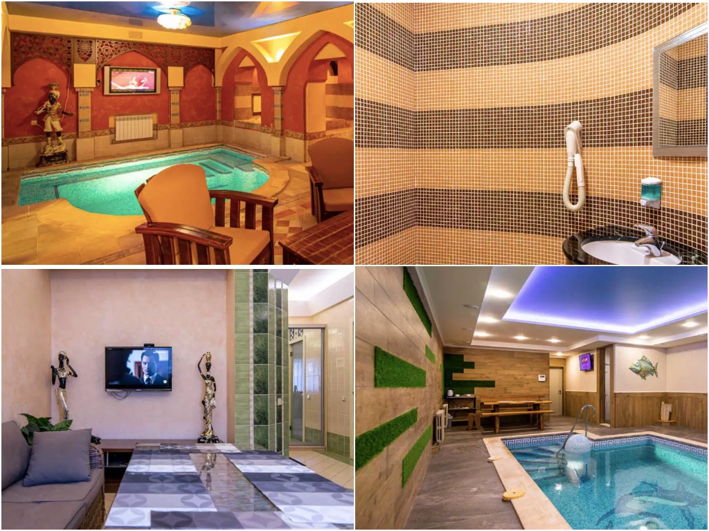 Баня в Aqvium / фото с сайта комплекса