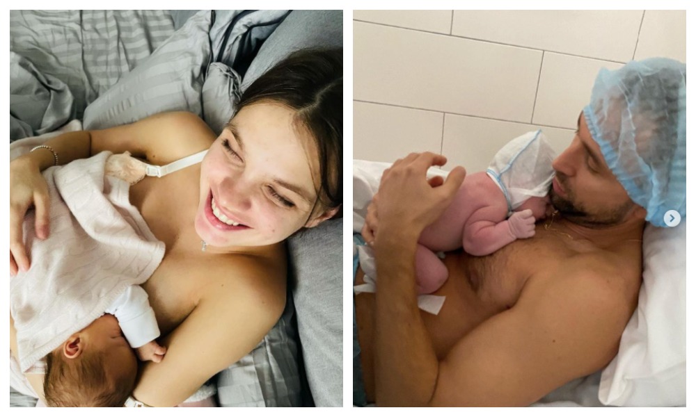 У днепрянки и экс-холостяка родилась дочка / фото со страничек пары в Инстаграм