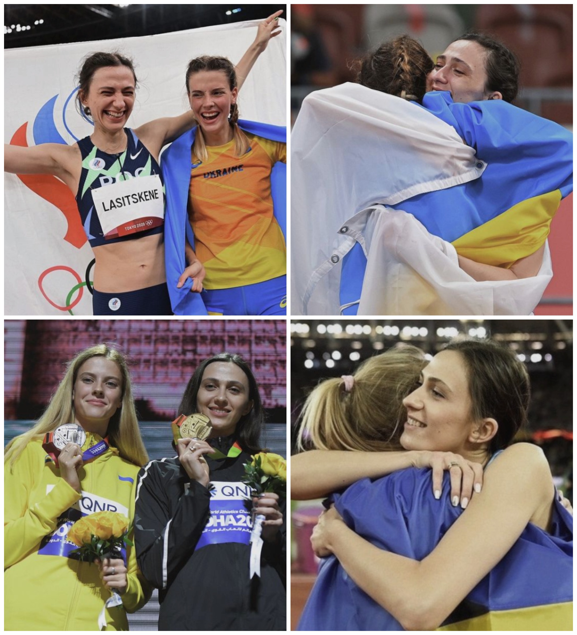 Ярослава Магучих с представительницей России / фото: @vpshmagazine