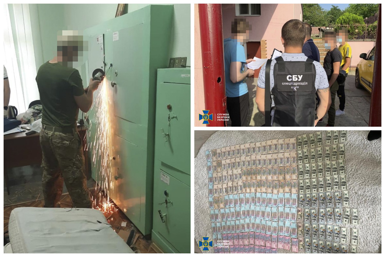 У задержанного нашли много денег / фото: СБУ