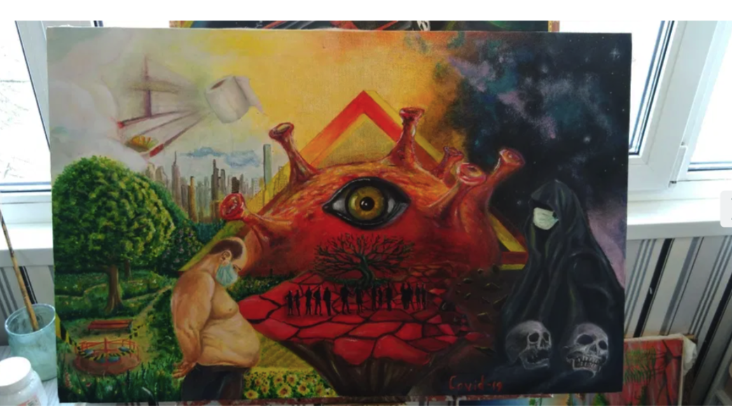 Игрушки, монеты и картины: что можно купить в Украине, посвященное коронавирусу фото 1