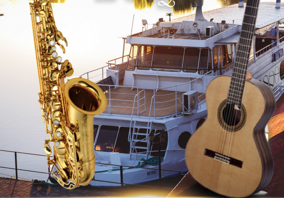 Саксофон и гитара на теплоходе "Лагуна" - фото из афиши