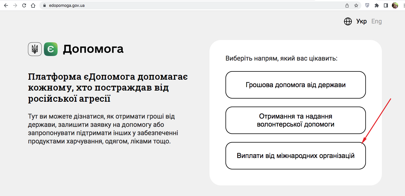 Як самостійно оформити заявку на грошову допомогу від міжнародної організації