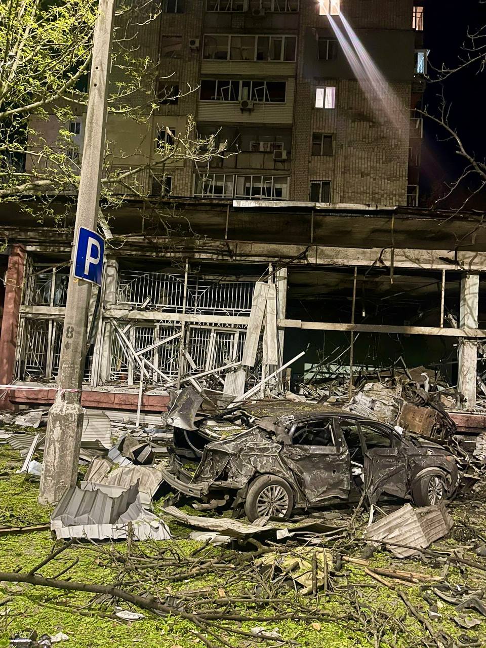 Последствия атаки на Днепр