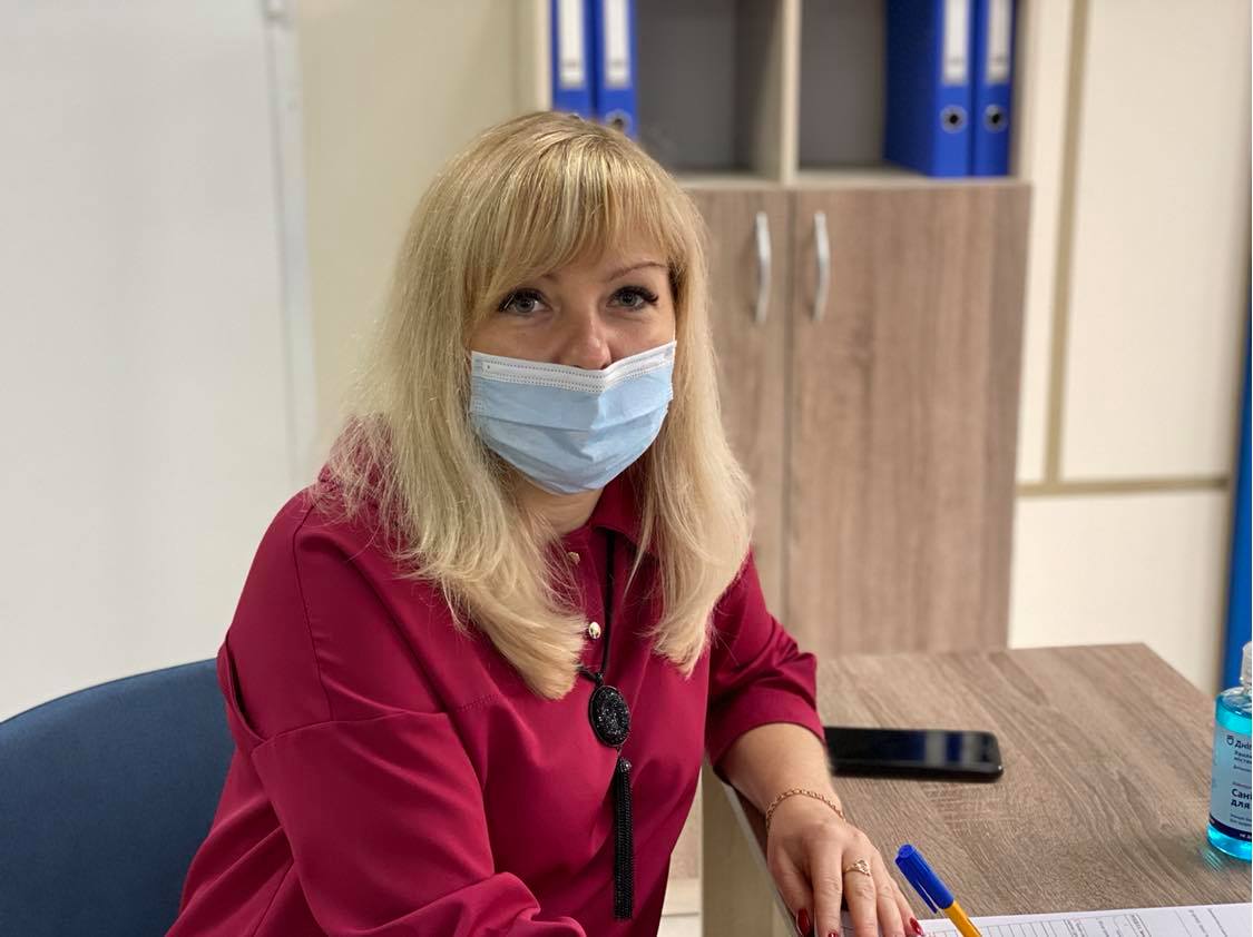 відвідувачка центрального управління