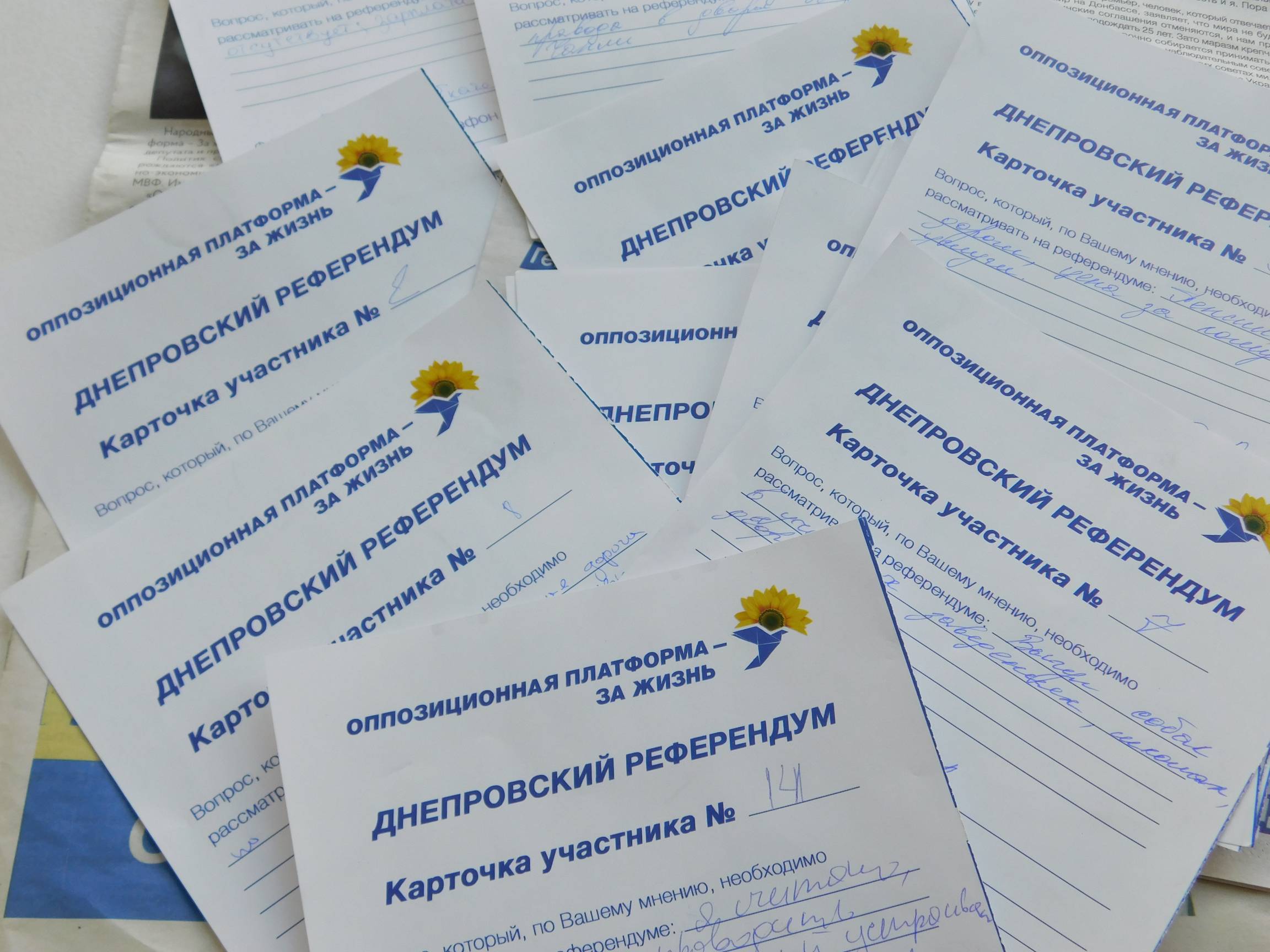 Вот так выглядят эти анкеты