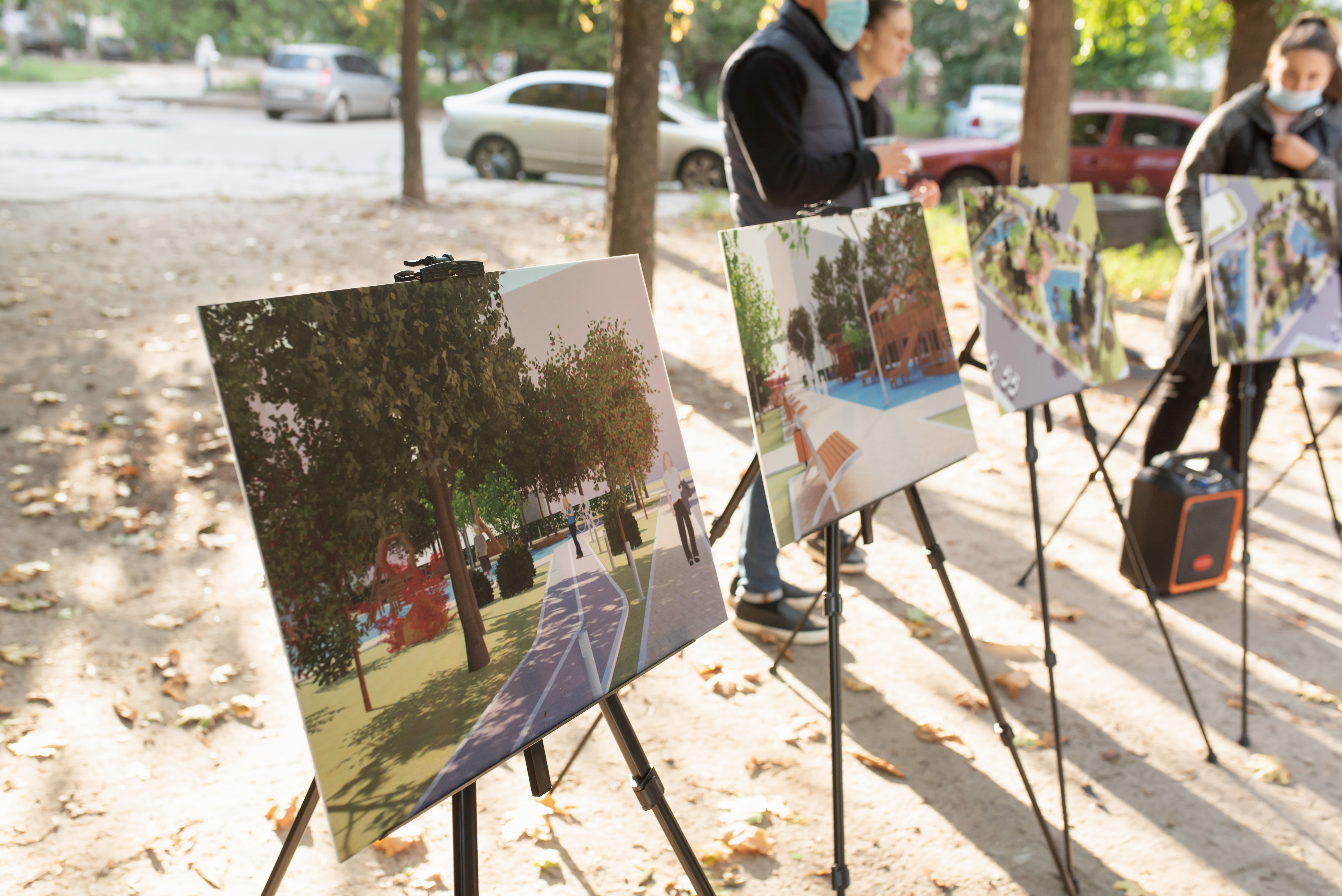 В Индустриальном районе реконструируют сквер на Янтарной фото 5 4