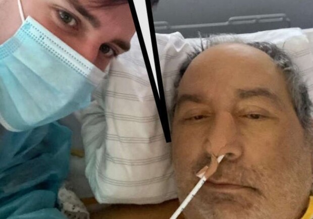 Последнее фото Кернеса с пасынком в "Шарите". Фото: glavcom.ua