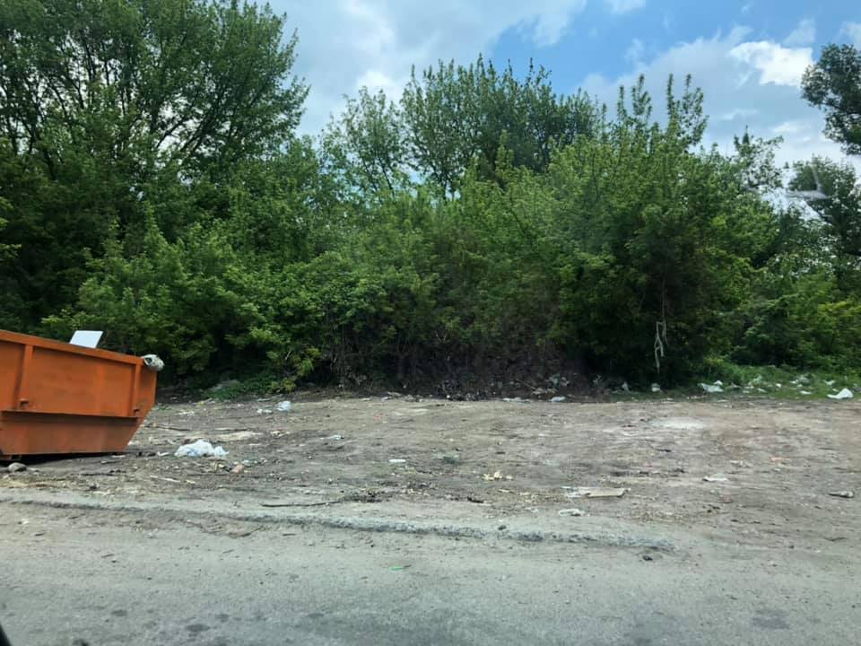 Так выглядело это место до уборки / фото: Юлия Гуртовая