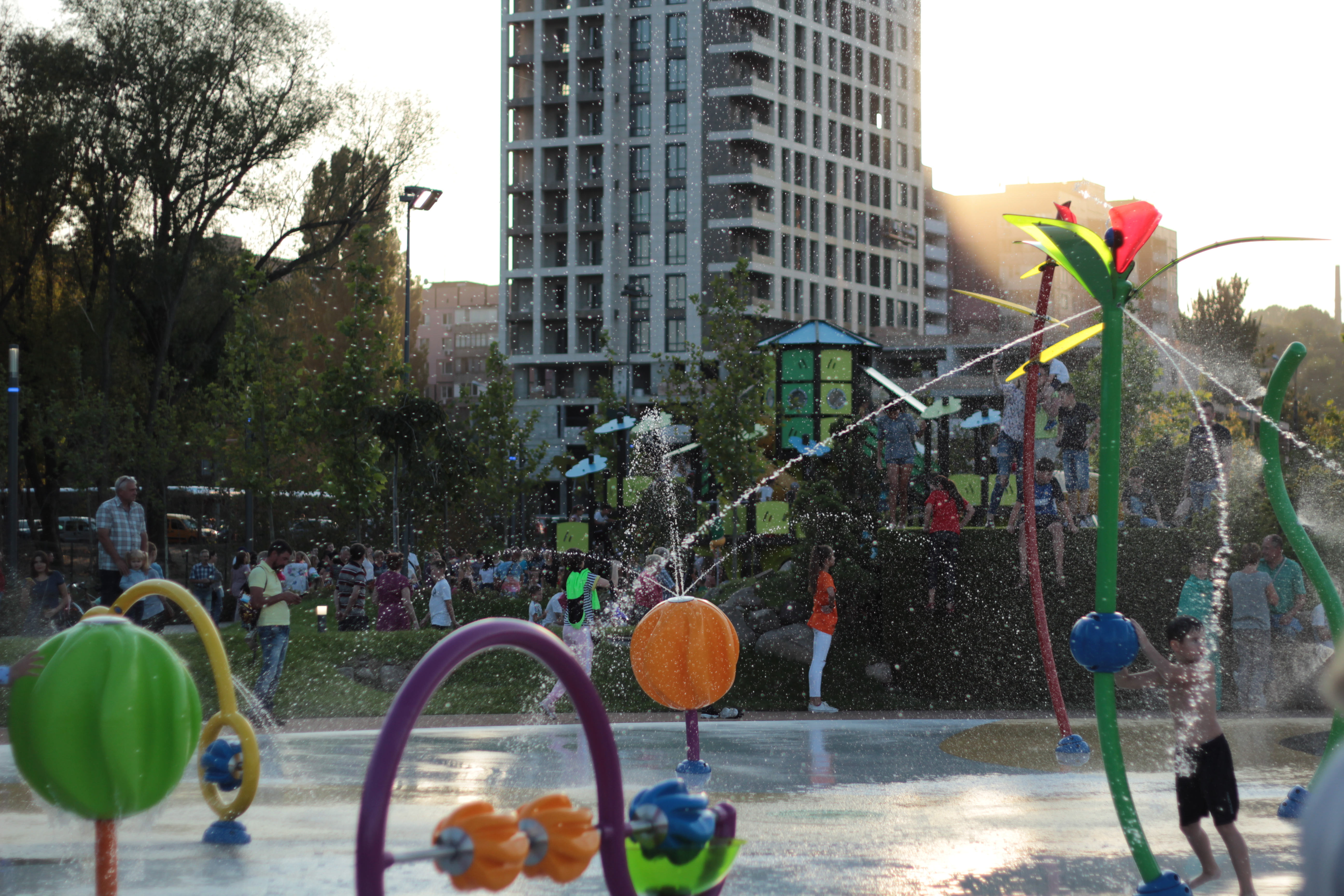 Так выглядел фонтан в день открытия