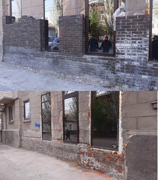 Фасад попытались изменить трижды / фото: FB Ruslan  Moroz