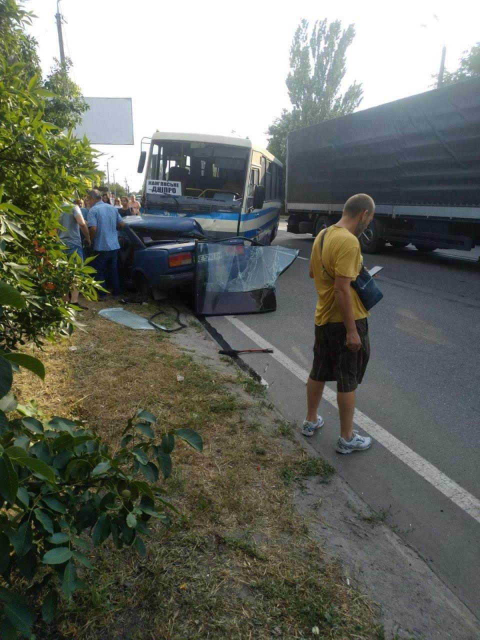 Авария произошла на Киевской/ фото: хд