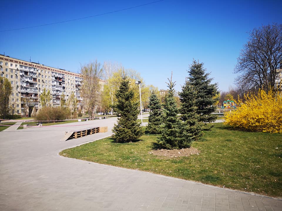 Бульвар Славы тоже недоступен/ фото: Лана Яковлева