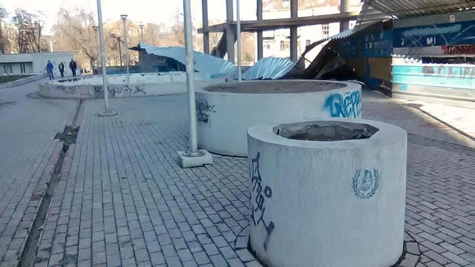 Упадок и разруха: как выглядит бульвар Кучеревского (фото) фото 1