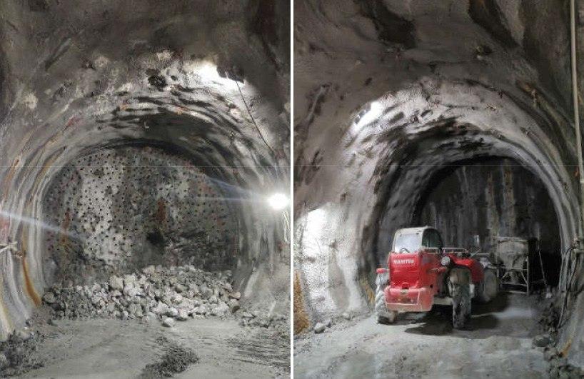 Туннели станции "Театральная"/ фото: metro.dp.ua