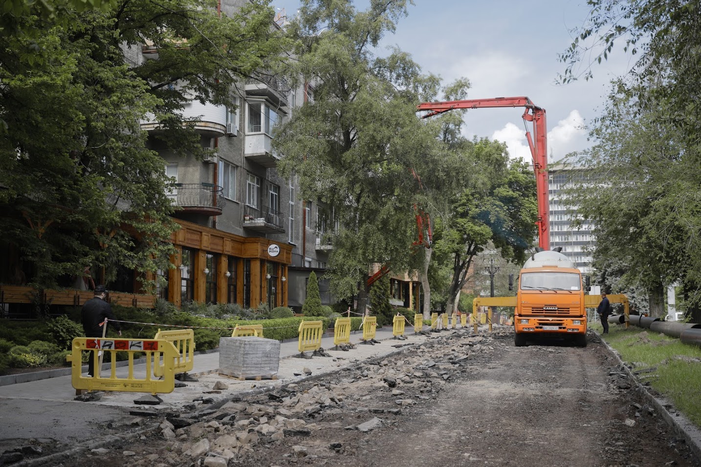 Строительные работы уже начались