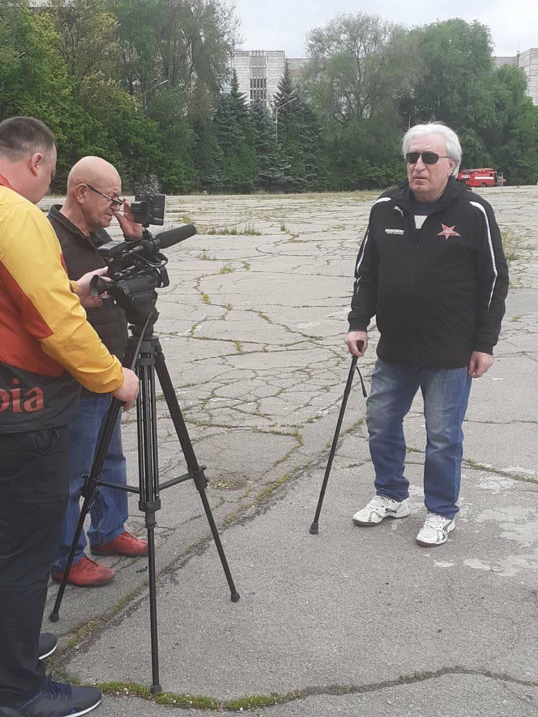 Амеран на стадионе/ фото: fb Сергея Алахвердяна