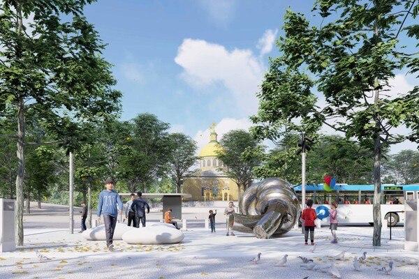 На улице Яворницкого появится огромный узел/ фото: Ukrainian Urban Awards