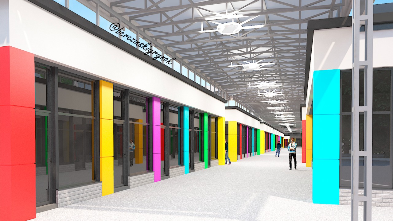 В Днепре реконструируют Березинский рынок/ фото: fb Березинский рынок