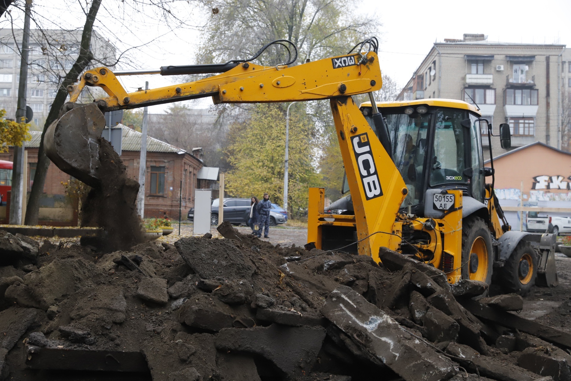 Реконструкция Севастопольского парка в Днепре/ фото: dniprorada.gov.ua