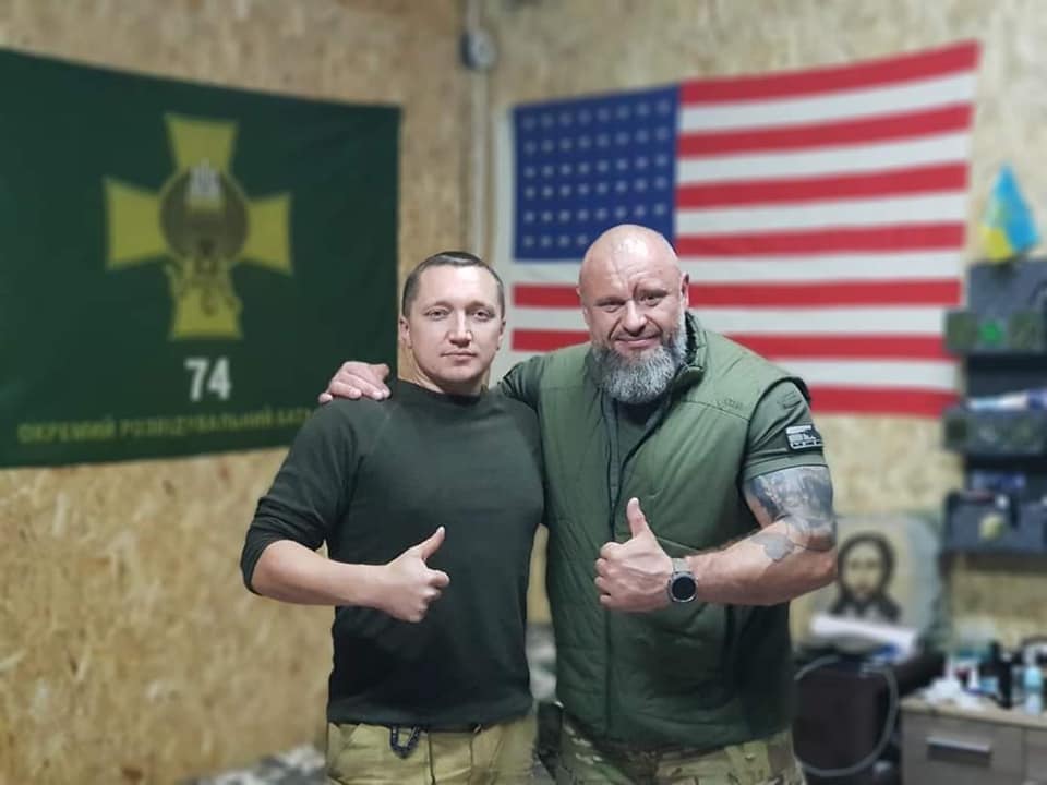 Олега Ляденко с Михаилом Ухманом.