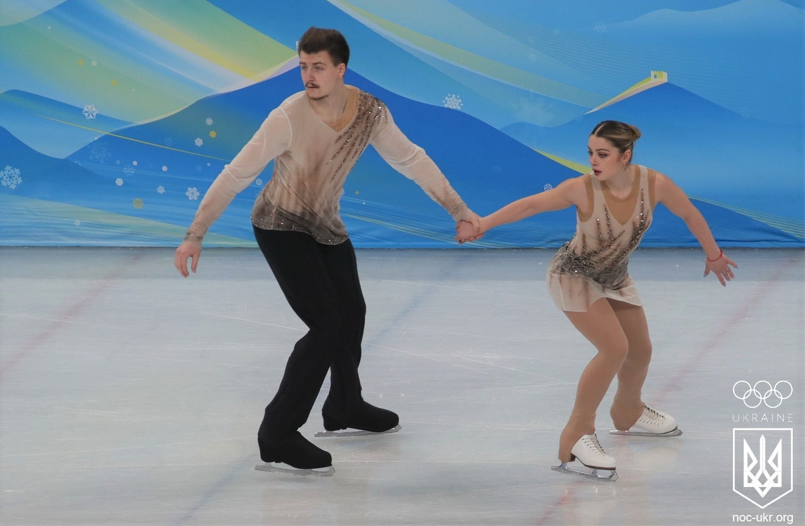 Днепровские фигуристы в Пекине на Олимпиаде-2022.