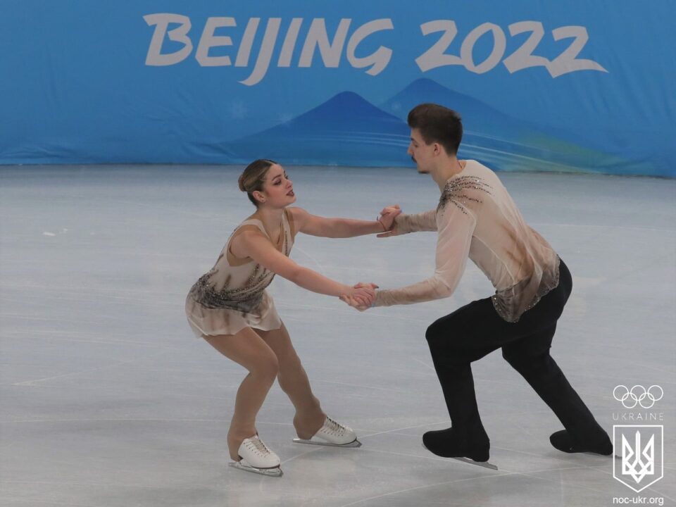 Днепровские фигуристы в Пекине на Олимпиаде-2022.
