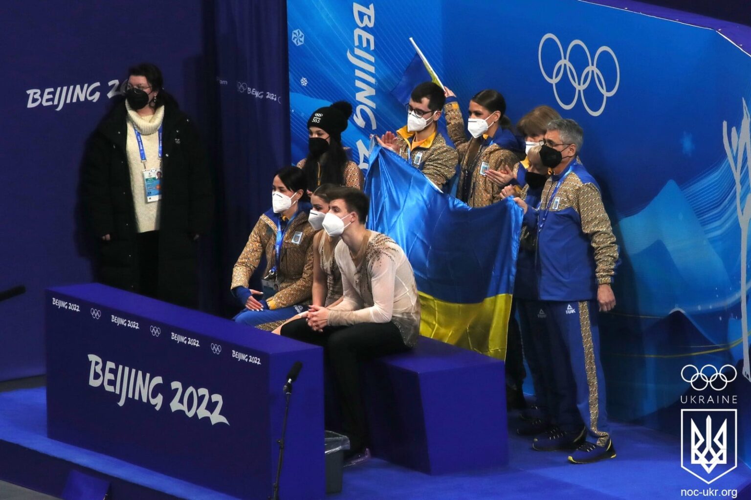Днепровские фигуристы в Пекине на Олимпиаде-2022.