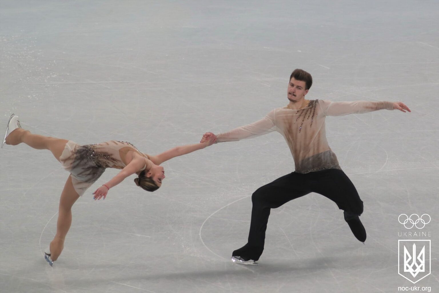 Днепровские фигуристы в Пекине на Олимпиаде-2022.
