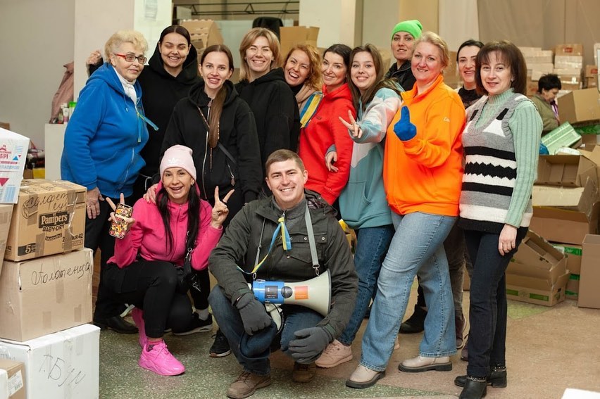 "Координационный штаб волонтеров Днепра".