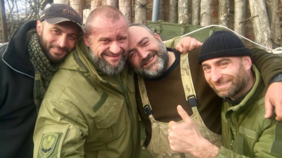 Олег Ляденко в зоне АТО.