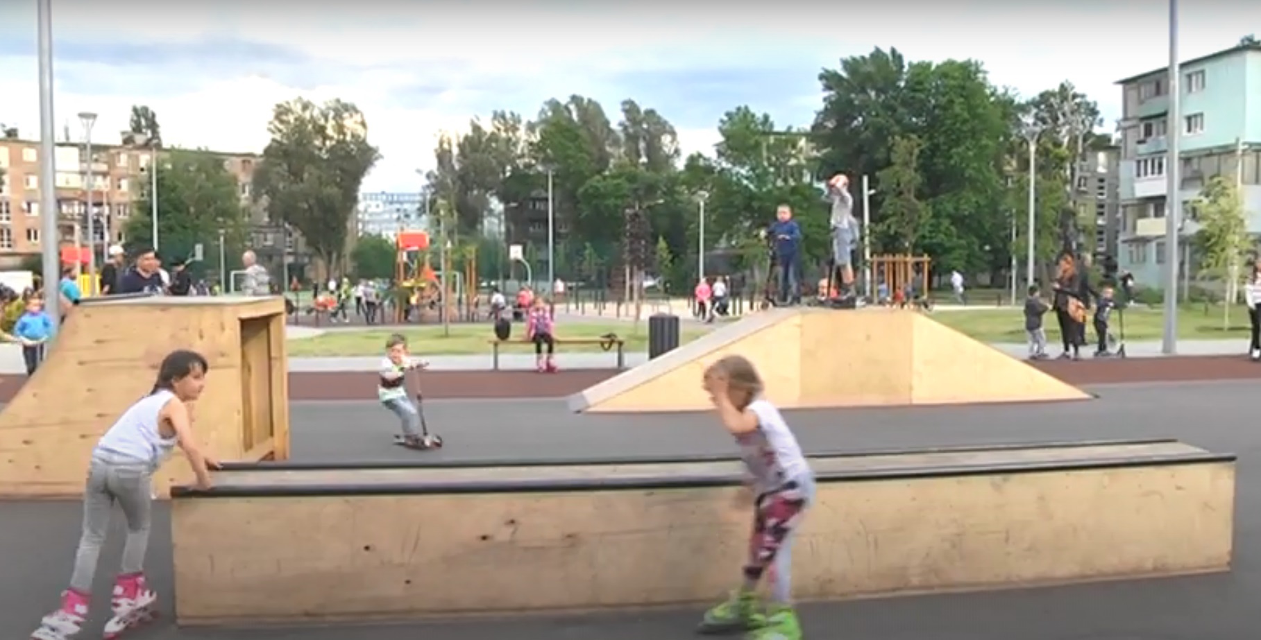 Три фигуры роллердрома/ фото: 9 канал