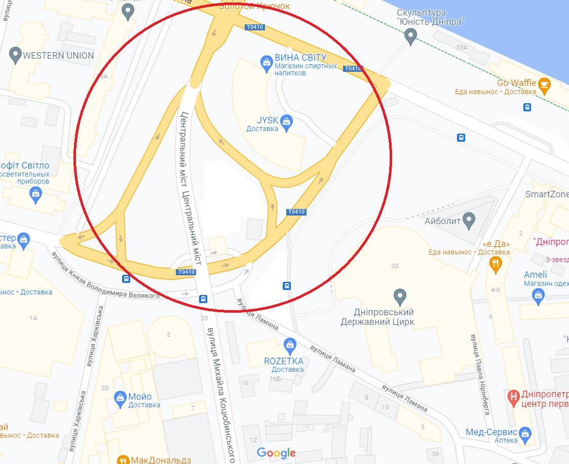 Зона будущего ремонта/ фото: googlemaps.com