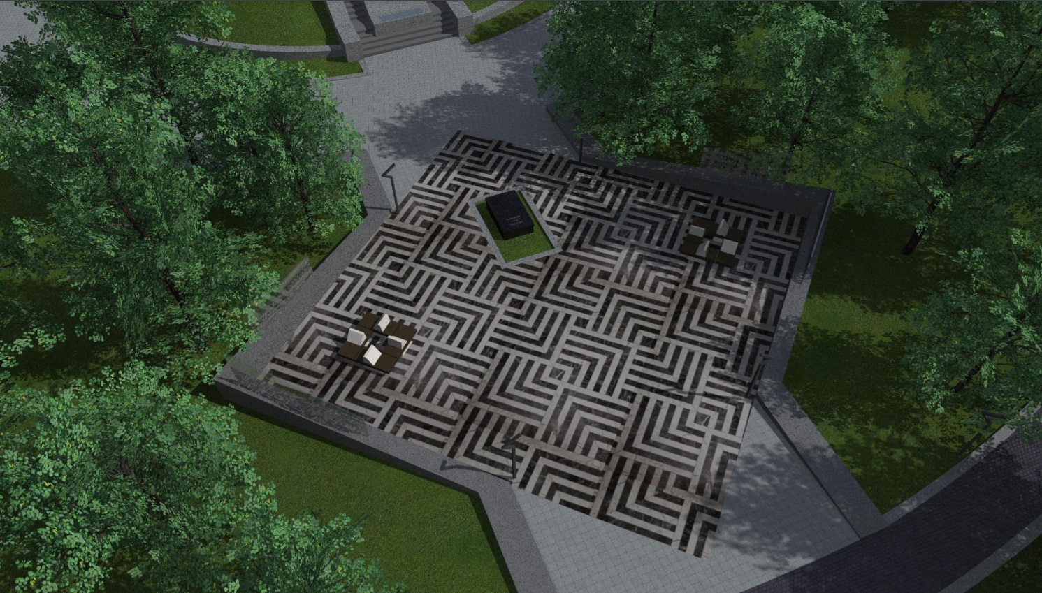 Визуализация Севастопольского парка в Днепре/ фото: dniprorada.gov.ua