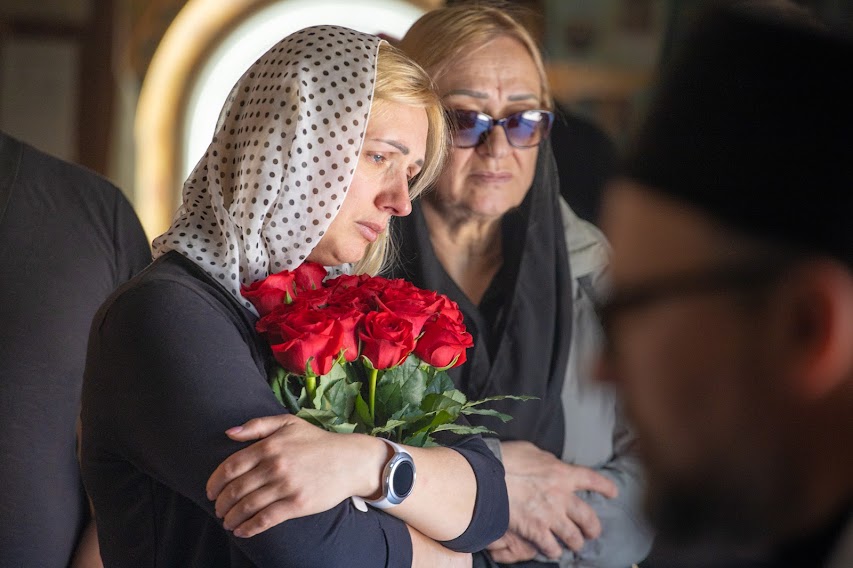 Похороны Максима Семенова в Днепре.