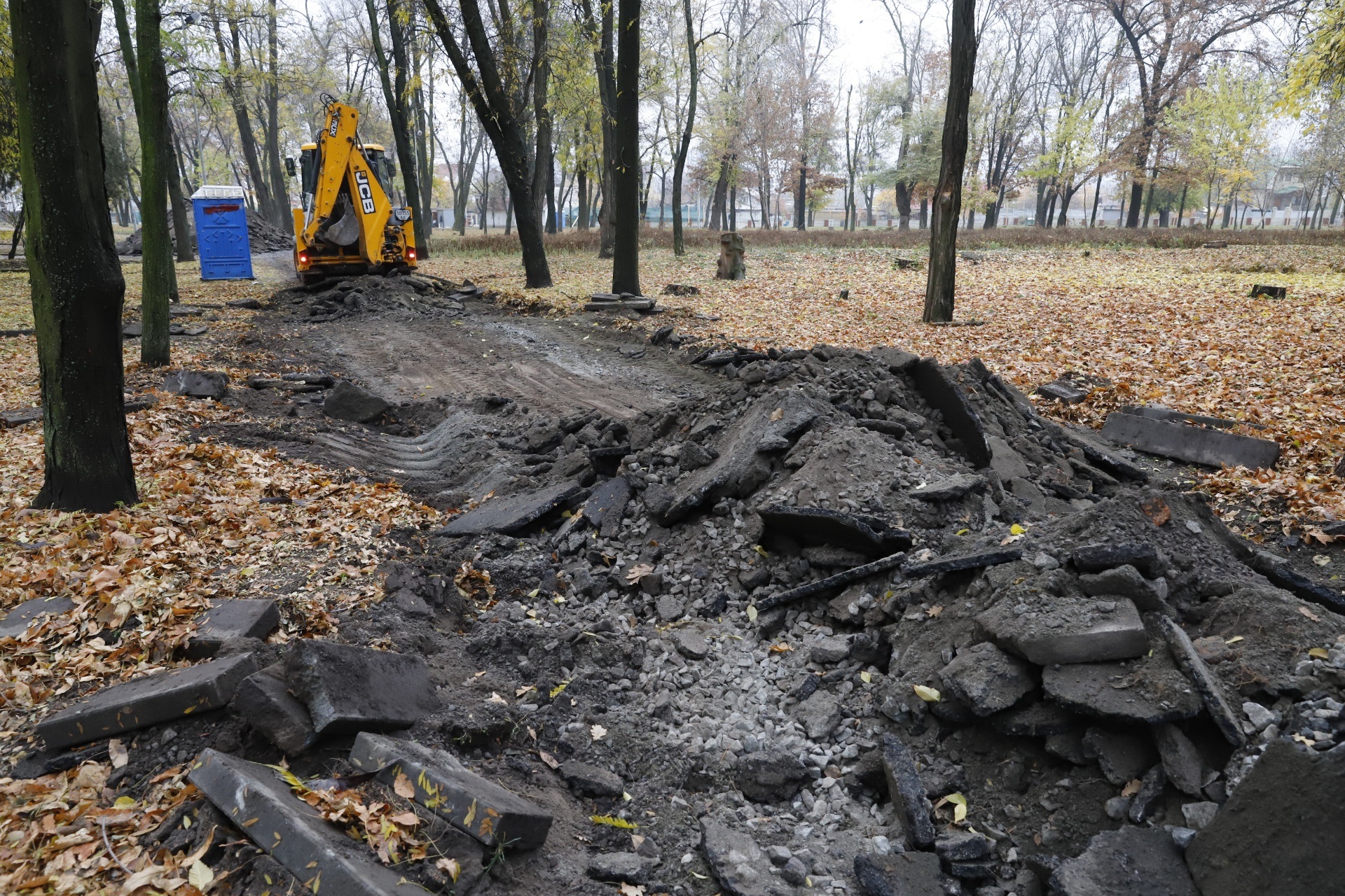 Реконструкция Севастопольского парка в Днепре/ фото: dniprorada.gov.ua
