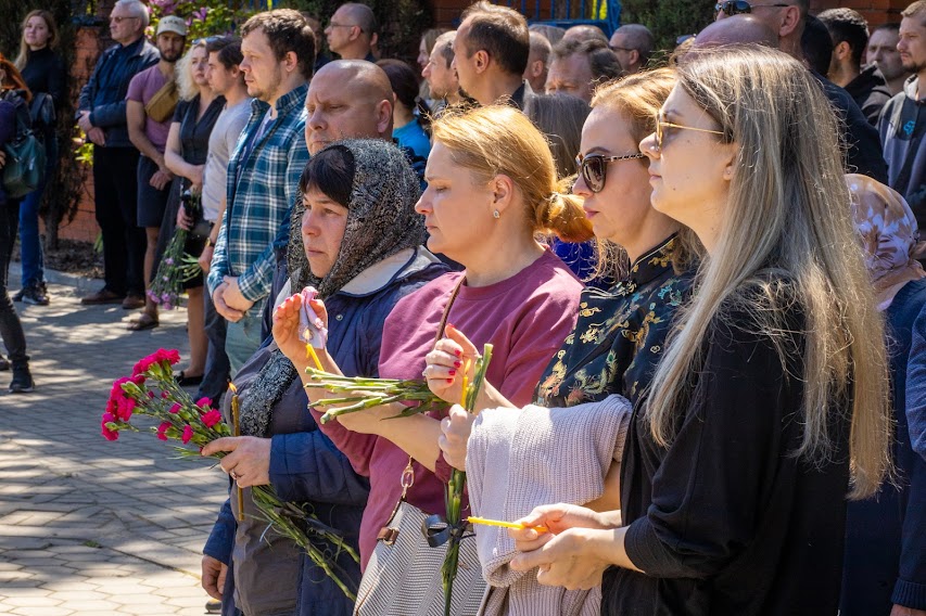 Похороны Максима Семенова в Днепре.