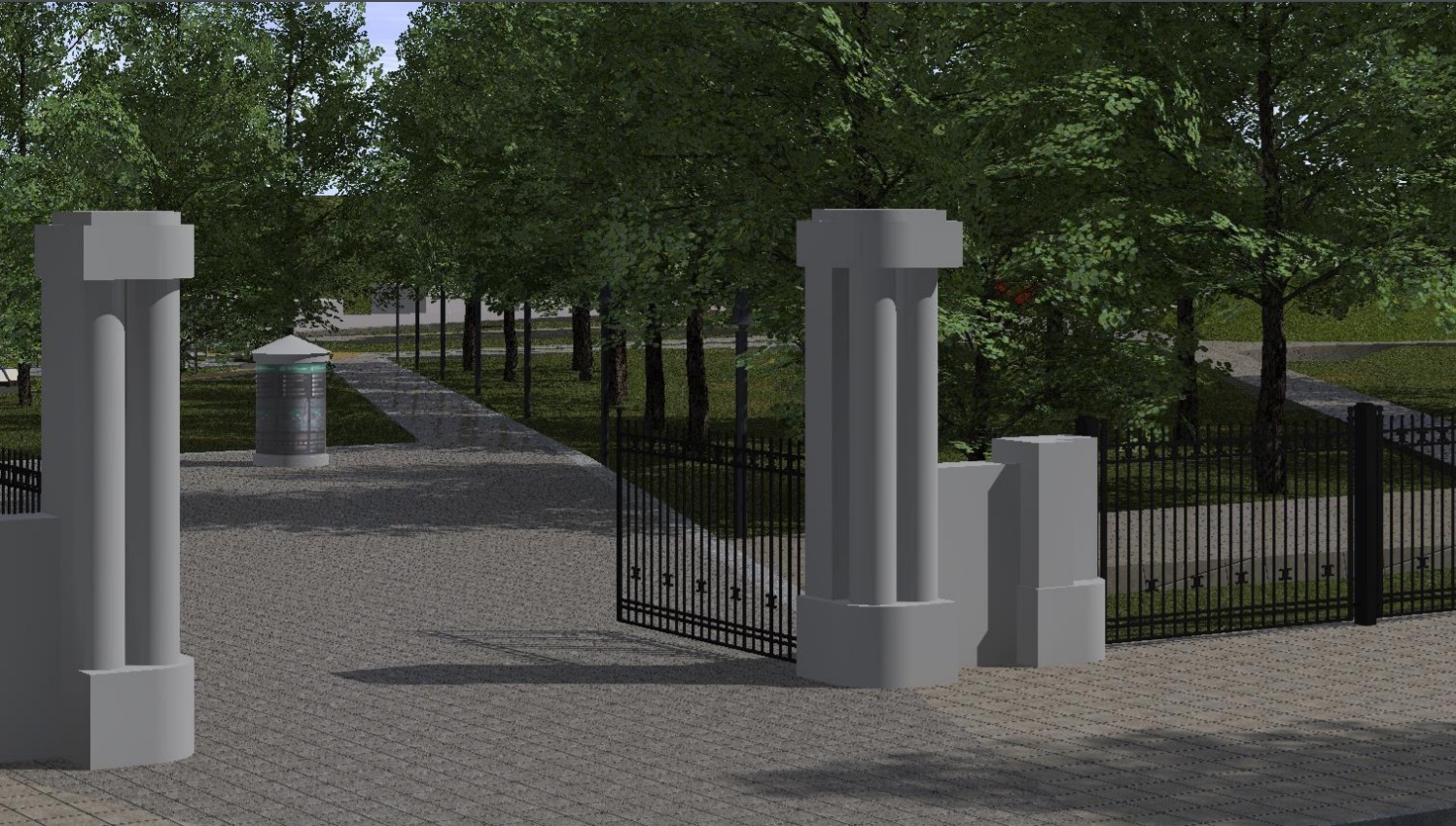 Визуализация Севастопольского парка в Днепре/ фото: dniprorada.gov.ua