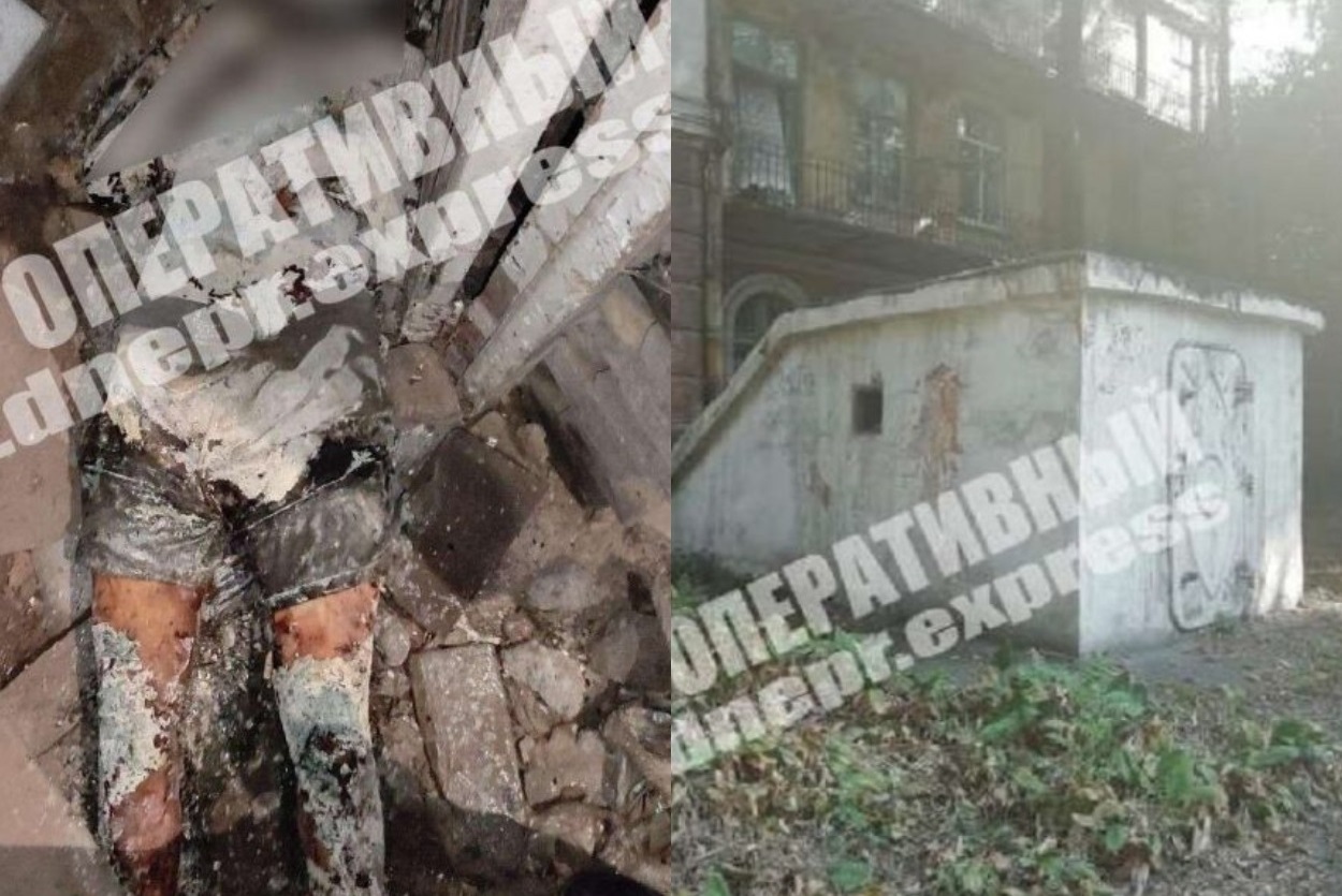 Труп в подвале больницы №2/ фото: Днепр оперативный