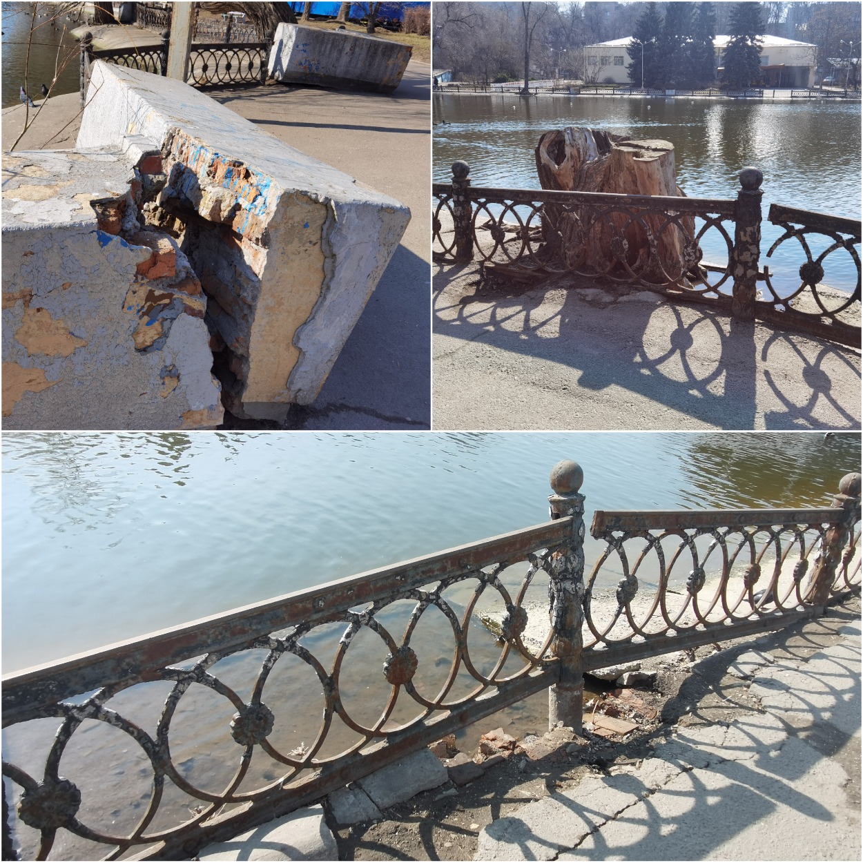 Забор в парке Глобы/ фото: Светлана Юрченко