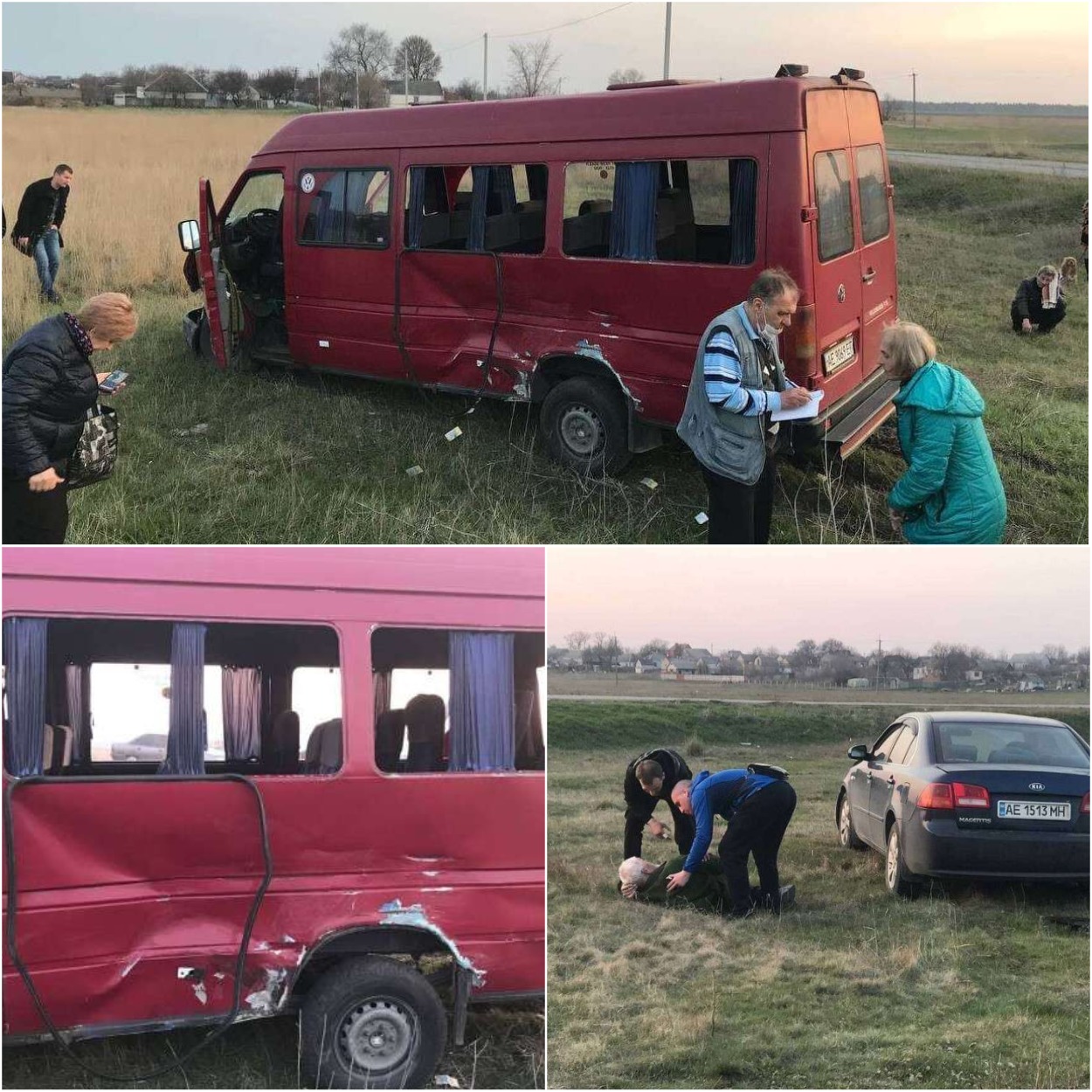 ДТП с маршруткой "Орловка-Днепр"/ фото: Днепр Оперативный