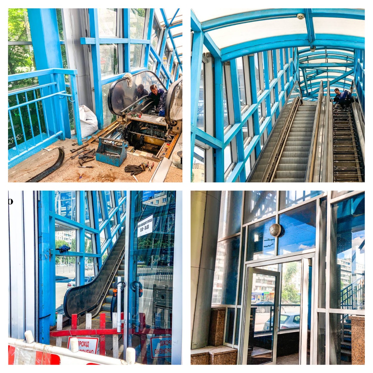 Ремонт эскалаторов в правом крыле/ фото: НМ